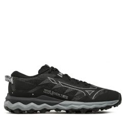 Buty do biegania Mizuno. Czarne obuwie sportowe Mizuno, bez zapięcia, do biegania, mizuno wave. Za 379.99 zł.