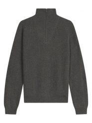 AUTHENTIC CASHMERE Kaszmirowy sweter w kolorze antracytowym rozmiar: S. Czarne swetry AUTHENTIC CASHMERE, s, bez wzorów, z kaszmiru, bez ramiączek. Za 500.99 zł.