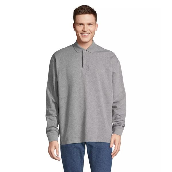 Bluza polo Sol's Heritage. Szare bluzy SOL'S, s, bez wzorów, z dżerseju, bez kaptura. Za 111.00 zł.