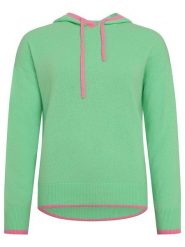 Zwillingsherz Kaszmirowy sweter w kolorze zielonym rozmiar: L. Zielone swetry Zwillingsherz, l, bez wzorów, z kaszmiru, bez ramiączek. Za 316.99 zł.