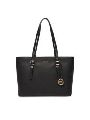 MICHAEL Michael Kors Torebka Quinn 30T5GQNT2L Czarny. Czarne torebki klasyczne MICHAEL Michael Kors, bez wzorów, ze skóry, bez dodatków. Za 999.99 zł.