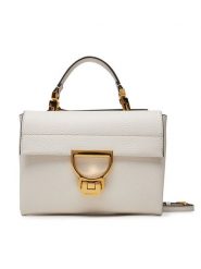 Coccinelle Torebka MD5 Arlettis E1 MD5 55 B7 01 Écru. Białe torebki klasyczne Coccinelle, bez wzorów, ze skóry, bez dodatków. Za 1,299.00 zł.