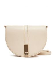 Tommy Hilfiger Torebka Th Heritage Saddle Bag AW0AW17164 Écru. Torebki klasyczne TOMMY HILFIGER, bez wzorów, ze skóry, bez dodatków. Za 289.99 zł.