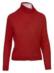 Malo Optimum Sweter w kolorze czerwonym rozmiar: M. Czerwone swetry Malo Optimum, m, bez wzorów, z kaszmiru, bez ramiączek. Za 295.99 zł.