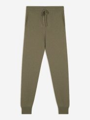 Just Cashmere Kaszmirowe spodnie w kolorze khaki rozmiar: M. Brązowe spodnie materiałowe Just Cashmere, m, bez wzorów, z kaszmiru. Za 456.99 zł.