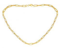 Złoty naszyjnik, paper clip. Żółte naszyjniki Apart, złote. Za 4,119.00 zł.