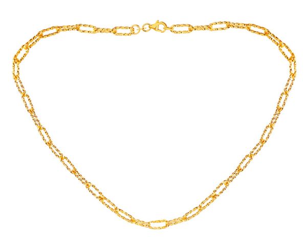 Złoty naszyjnik, paper clip. Żółte naszyjniki Apart, złote. Za 5,299.00 zł.