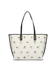 KARL LAGERFELD Torebka B3W30349 Biały. Białe shopper KARL LAGERFELD, bez wzorów, ze skóry, bez dodatków. Za 1,099.00 zł.