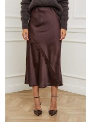 L'armoire de Suzette Spódnica w kolorze brązowym rozmiar: 38/40. Brązowe spódnice L'armoire de Suzette, na co dzień, l, bez wzorów, z koronki, klasyczne, midi, proste. Za 113.90 zł.