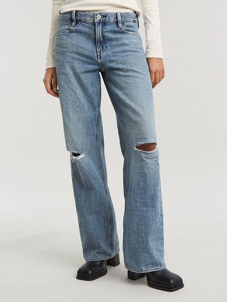 G-Star Dżinsy - Regular fit - w kolorze niebieskim rozmiar: W26/L32. Niebieskie jeansy G-Star, l, z aplikacjami. Za 209.95 zł.