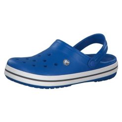 Crocs Crocband klapki letnie Caribbean Turquoise rozmiar 37.5. Niebieskie klapki Crocs, bez wzorów, bez obcasa. Za 255.99 zł.