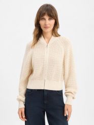 Drykorn Kardigan - Silsy Kobiety dzianina grubo tkana beżowy, L. Brązowe kardigany DRYKORN, l, w ażurowe wzory, z bawełny. Za 479.95 zł.