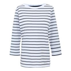 Damska koszulka z długim rękawem Regatta Baylette II. Białe bluzki Regatta, bez wzorów, sportowe, bez kołnierzyka, bez ramiączek. Za 89.99 zł.