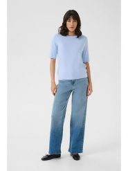 Kaffe Sweter w kolorze błękitnym rozmiar: S. Niebieskie swetry Kaffe, s, bez wzorów, bez ramiączek. Za 60.99 zł.