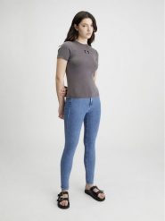 Calvin Klein Dżinsy - Skinny fit - w kolorze błękitnym rozmiar: W29/L32. Niebieskie jeansy Calvin Klein, l, z aplikacjami, z podwyższonym stanem. Za 250.95 zł.
