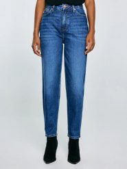 Jeansy damskie mom jeans niebieskie Silla 620. Niebieskie jeansy Big Star, l, bez wzorów, z podwyższonym stanem. Za 299.99 zł.