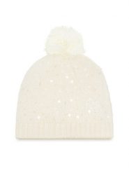 Guess Czapka V5BZ03 Z39B0 Écru. Czapki Guess, z aplikacjami, z materiału. Za 199.99 zł.