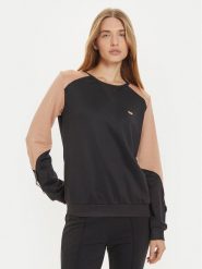 Liu Jo Sport Bluza TF4149 F0778 Czarny Regular Fit. Czarne bluzy Liu Jo Sport, l, bez wzorów, z syntetyku, bez kaptura. Za 309.99 zł.