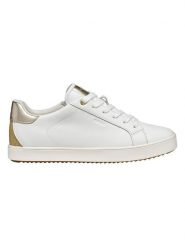 Geox Skórzane sneakersy "Blomiee" w kolorze białym rozmiar: 38. Białe trampki Geox, bez wzorów, bez zapięcia. Za 252.71 zł.