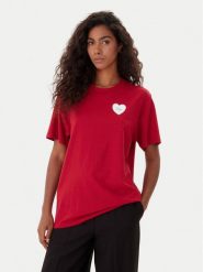 HUGO T-Shirt Vintag 50551445 Czerwony Regular Fit. Czerwone t-shirty Hugo, m, bez wzorów, z bawełny, bez kołnierzyka, bez ramiączek. Za 269.99 zł.
