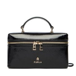 Torebka Furla. Czarne torebki klasyczne Furla, bez wzorów, bez dodatków. Za 1,039.00 zł.