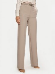 Marciano Guess Spodnie materiałowe Celia 4BGB03 7046A Beżowy Regular Fit. Brązowe spodnie materiałowe Marciano Guess, z aplikacjami, z materiału. Za 429.99 zł.