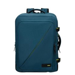 Plecak podróżny do samolotu American Tourister Take2cabin L - harbor blue. Zielone plecaki American Tourister, bez wzorów. Za 326.99 zł.
