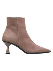 Högl Skórzane botki w kolorze beżowym rozmiar: 41. Brązowe botki Högl, bez wzorów, bez obcasa, na szpilce, bez zapięcia. Za 282.80 zł.