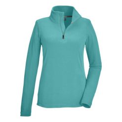 Bluza damska Killtec KSW 101 WMN FLC SHRT. Niebieskie bluzy Killtec, bez wzorów, bez kaptura. Za 149.99 zł.
