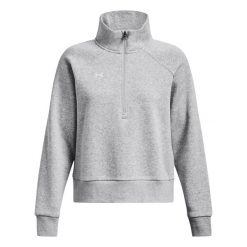 Damska bluza polarowa 1/2 z zamkiem błyskawicznym Under Armour Rival. Białe bluzy Under Armour, l, bez wzorów, z dresówki, bez kaptura. Za 250.15 zł.