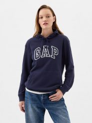 GAP Bluza w kolorze granatowym rozmiar: XL. Niebieskie bluzy sportowe GAP, xl, bez wzorów, z kapturem. Za 141.19 zł.