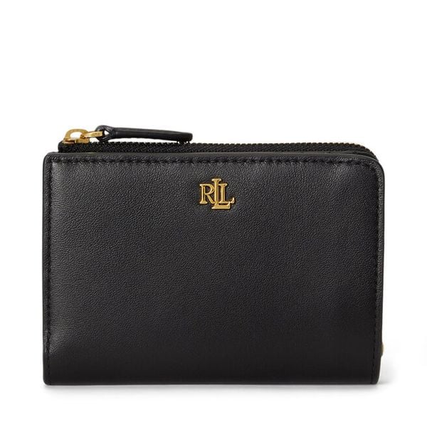 Portfel LAUREN RALPH LAUREN. Czarne portfele Lauren Ralph Lauren, bez wzorów. Za 579.99 zł.