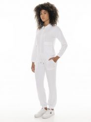 Bluza wygodny z kaptur na co dzień na siłownię. Białe bluzy LEONE 1947 APPAREL, s, bez wzorów, z dresówki, bez kaptura. Za 547.30 zł.