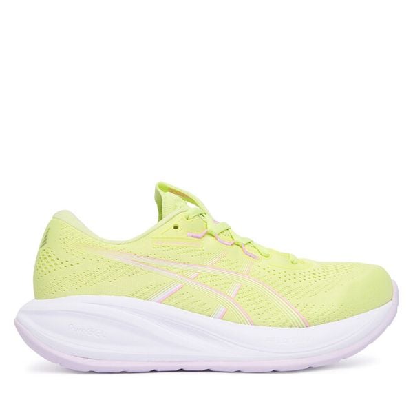 Buty do biegania Asics. Zielone obuwie sportowe Asics, bez zapięcia, do biegania. Za 593.99 zł.