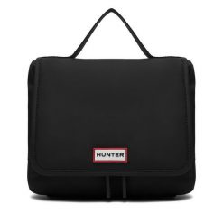 Kosmetyczka Hunter. Czarne kufry i kosmetyczki Hunter, bez wzorów, z materiału, bez dodatków. Za 79.99 zł.