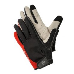 Rękawiczki rowerowe unisex madani długie SLOTH`S PAW. Czerwone rękawiczki MADANI, bez wzorów, sportowe. Za 28.99 zł.
