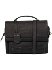 Burkely Skórzana torebka "Casual Cayla" w kolorze czarnym - 25 x 19 x 11 cm rozmiar: onesize. Czarne torby na ramię Burkely, bez wzorów, z materiału, casualowe, przez ramię, bez dodatków. Za 299.37 zł.