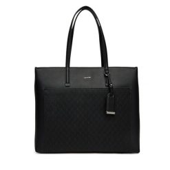 Torebka Calvin Klein. Czarne shopper Calvin Klein, bez wzorów, bez dodatków. Za 699.99 zł.
