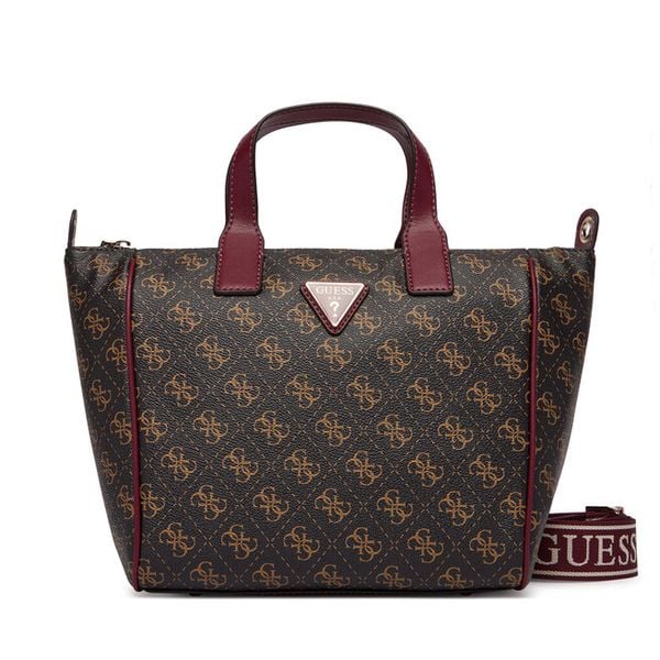 Torebka Guess. Brązowe torebki klasyczne Guess, z aplikacjami, bez dodatków. Za 549.99 zł.