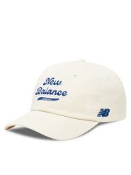 New Balance Czapka z daszkiem 6 Panel Athletics Legacy Hat LAH53000PEF Biały. Białe czapki New Balance, bez wzorów, z bawełny. Za 109.99 zł.