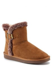 ISLAND BOOT Botki zimowe "Algoma" w kolorze jasnobrązowym rozmiar: 39. Brązowe botki Island Boot, na zimę, bez wzorów, z materiału, bez obcasa, bez zapięcia. Za 179.64 zł.