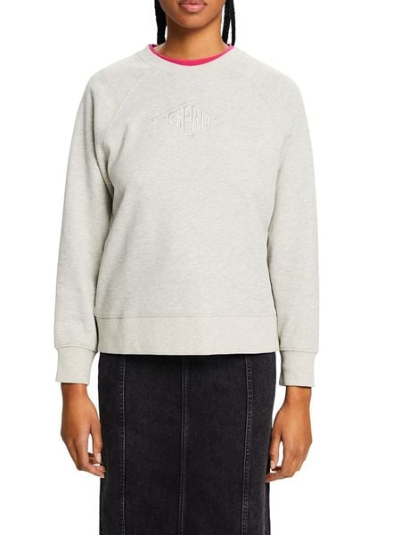 ESPRIT Bluza w kolorze szarym rozmiar: M. Szare bluzy Esprit, m, bez wzorów, z bawełny, bez kaptura. Za 122.38 zł.