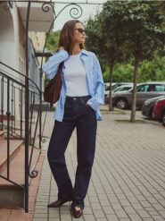 Jeansy straight fit - ciemnogranatowy. Niebieskie jeansy Reserved, bez wzorów. Za 129.99 zł.