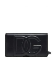 Dolce&Gabbana Torebka BI3279 AG081 Czarny. Czarne listonoszki Dolce&Gabbana, bez wzorów, ze skóry, bez dodatków. Za 3,069.00 zł.