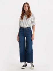 Levi's Dżinsy - Comfort fit - w kolorze granatowym rozmiar: W33/29. Niebieskie jeansy Levi's®, s, z aplikacjami, z podwyższonym stanem. Za 114.98 zł.