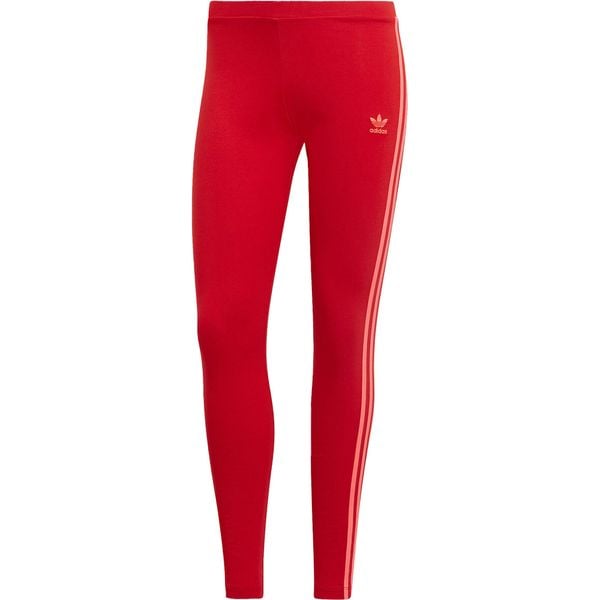 Legginsy adidas 3-Stripes damskie – dopasowane, wygodne. Czerwone bielizna sportowa ELEVN, bez wzorów. Za 236.99 zł.