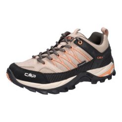 Buty turystyczne damskie CMP Rigel Low WP. Czarne trekkingi CMP, trekkingowe. W wyprzedaży za 359.99 zł.