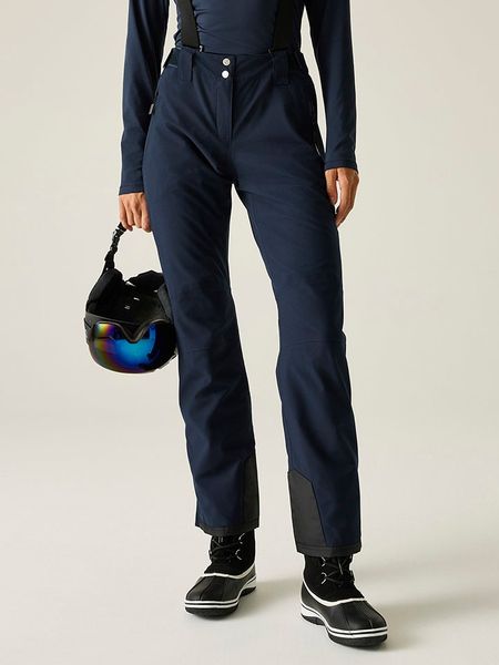 Dare 2b Spodnie narciarskie "Diminish" w kolorze granatowym rozmiar: 36. Niebieskie spodnie dresowe Dare 2b, m, bez wzorów. Za 231.68 zł.