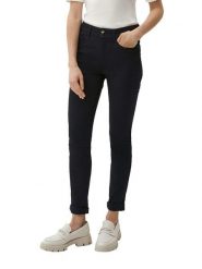 S.Oliver Dżinsy - Skinny fit - w kolorze granatowym rozmiar: 40. Niebieskie jeansy S.Oliver, s, bez wzorów, z podwyższonym stanem. Za 184.46 zł.