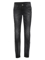 Heine Dżinsy - Slim fit - w kolorze czarnym rozmiar: 44. Czarne jeansy Heine, bez wzorów. Za 162.87 zł.